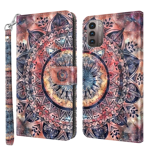 

For Nokia G11 / G21 3D Painted Leather Phone Case(Color Mandala)