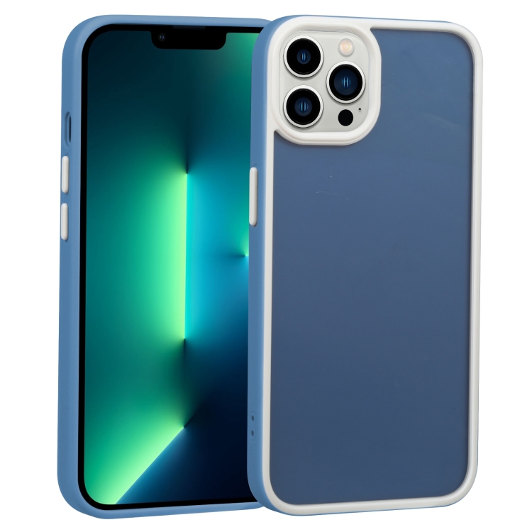 

Two-color Shield TPU + PC Phone Case For iPhone 13 Pro Max(Royal Blue)