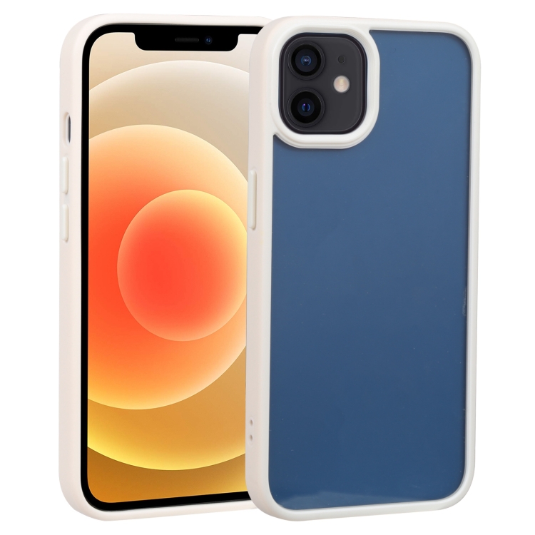 

For iPhone 12 Two-color Shield TPU + PC Phone Case(White)