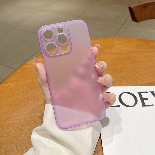 

For iPhone 14 Pro Max Frosted PP Phone Case (Purple)