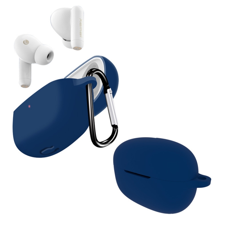 

For Edifier Xemal FitPods Pure Color Bluetooth Earphone Silicone Case(Blue)