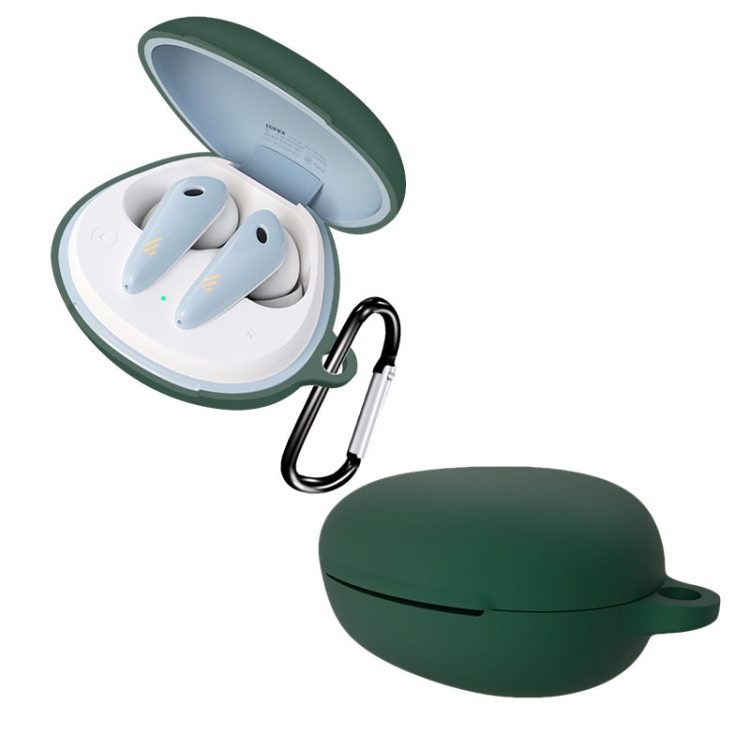 

For Edifier FunBuds Pure Color Bluetooth Earphone Silicone Case(Green)