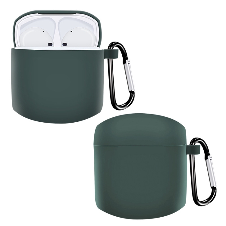 

For Edifier LolliPods Pure Color Bluetooth Earphone Silicone Case(Dark Green)