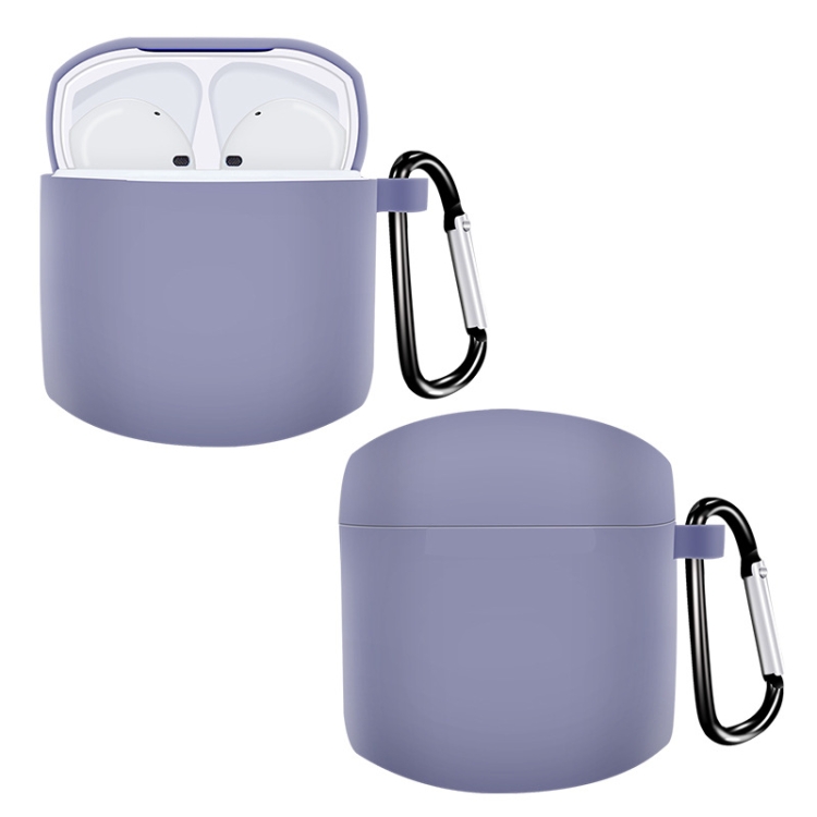 

For Edifier LolliPods Pure Color Bluetooth Earphone Silicone Case(Purple)