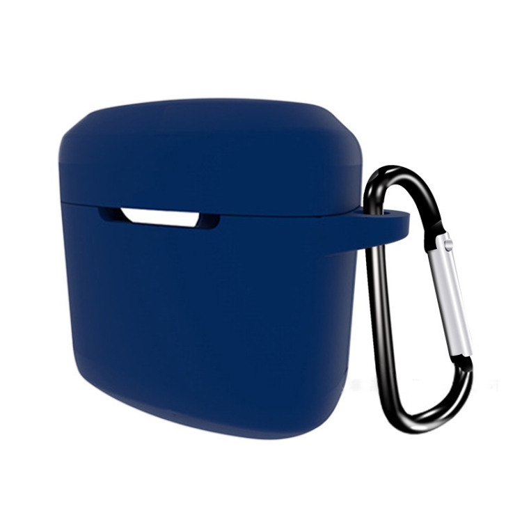 

For Newmine X5 Pure Color Bluetooth Earphone Silicone Protective Case(Dark Blue)