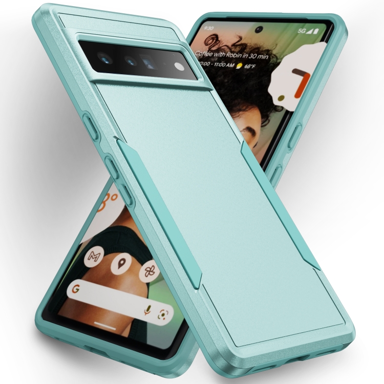 

For Google Pixel 7 Pro Pioneer Armor Heavy Duty PC + TPU Phone Case(Green)