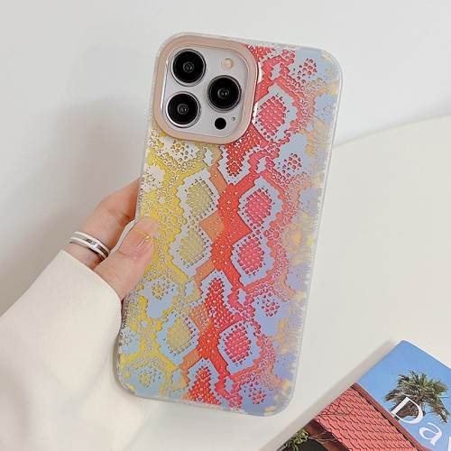 

Python Texture Dual-side Laminating Phone Case For iPhone 13 Pro(Autumn)