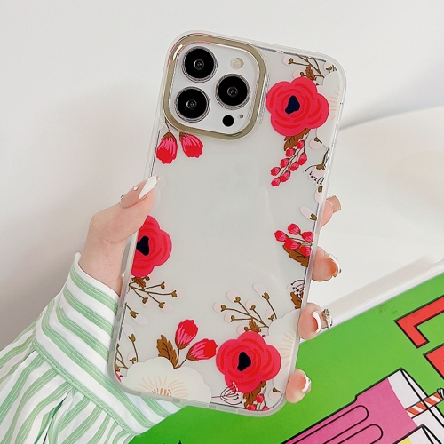 

Dual-side Laminating Fresh Flowers Phone Case For iPhone 14 Pro(Primrose)