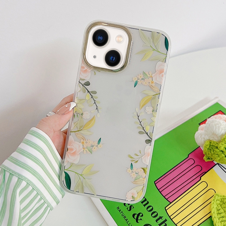 

For iPhone 14 Dual-side Laminating Elegant Flowers Phone Case (Balsamine)
