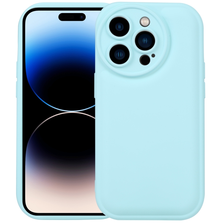 

Liquid Airbag Decompression Phone Case For iPhone 14 Pro(Light Blue)