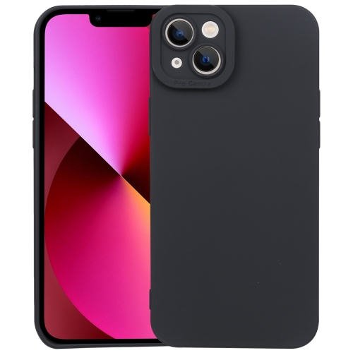

For iPhone 14 Liquid Silicone Full Coverage Phone Case (Black)