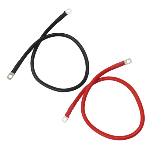 

8AWG 10-6 Car 50cm Red + Black Pure Copper Battery Inverter Cable