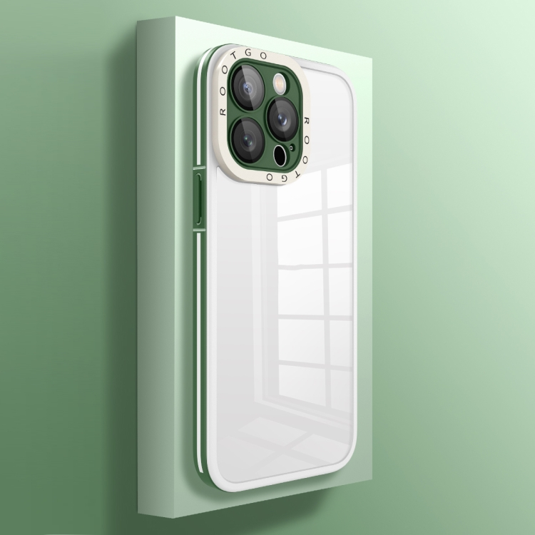 

For iPhone 14 Plus High Transparency Shockproof PC Phone Case (Cangling Green)