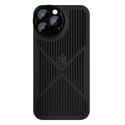 

For iPhone 13 Pro Rimless Heat Dissipation Phone Case (Black)