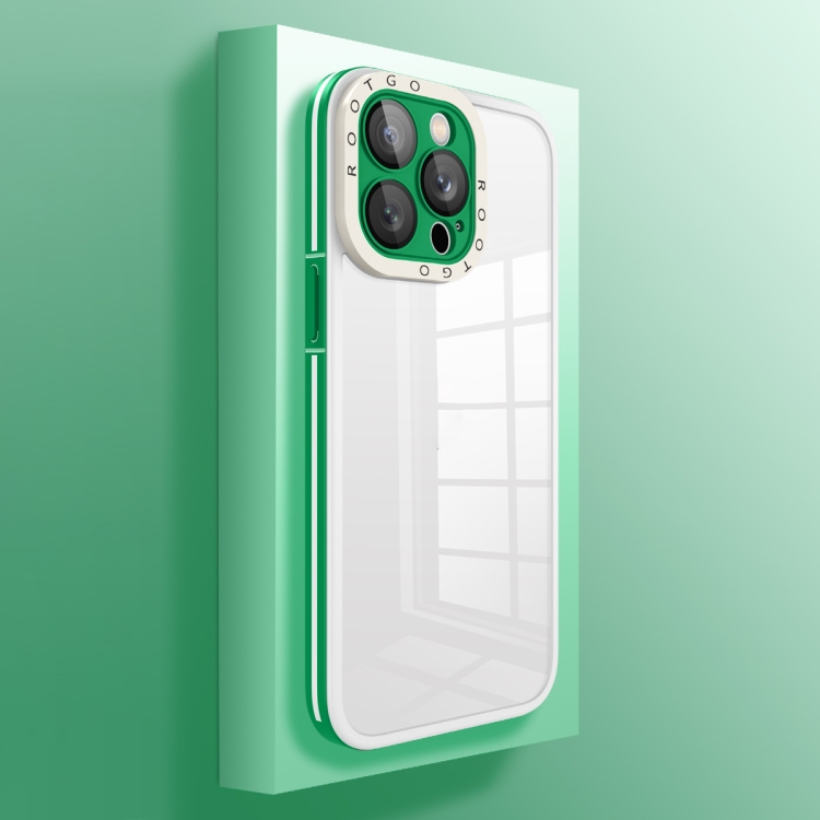 

High Transparency Shockproof PC Phone Case For iPhone 12 Pro Max(BV Green)