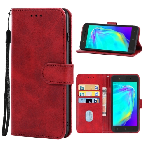

For Itel A17 Leather Phone Case(Red)