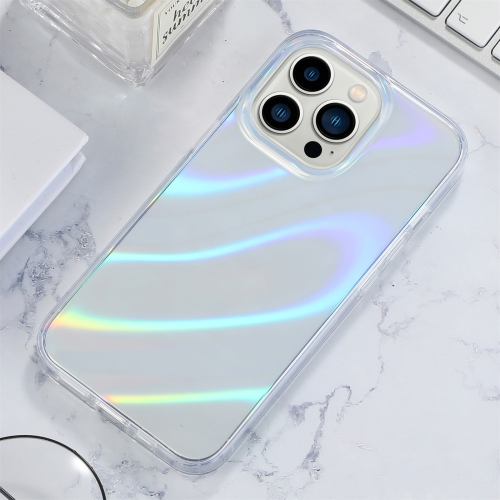 

Laser TPU Shockproof Phone Case For iPhone 14(Water Wave)