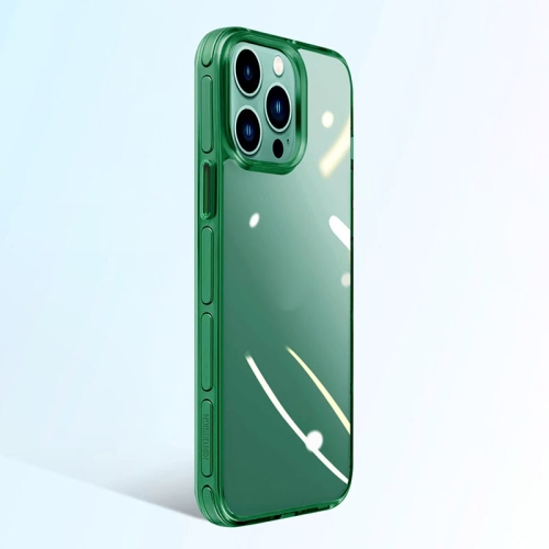 

Crystal Shield Series High Transparency Metal Case For iPhone 13(Green)