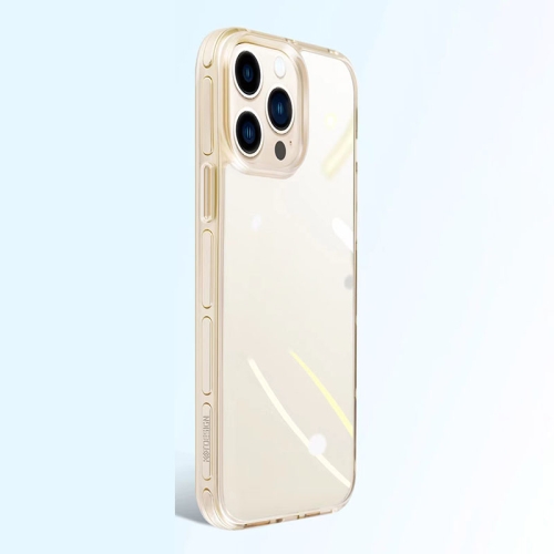 

Crystal Shield Series High Transparency Metal Case For iPhone 13 Pro(Gold)