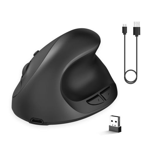 2.4g Souris verticale sans fil Rechargeable Verticale Ergonomique