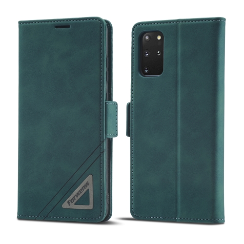 

For Samsung Galaxy S20 Forwenw Dual-side Buckle Leather Phone Case(Dark Cyan)