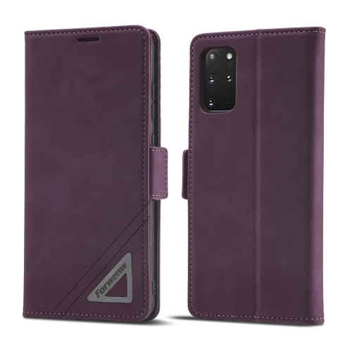 

For Samsung Galaxy S20 Ultra Forwenw Dual-side Buckle Leather Phone Case(Wine Red)