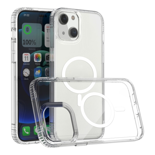 

For iPhone 14 Plus MagSafe Magnetic Phone Case (Transparent)