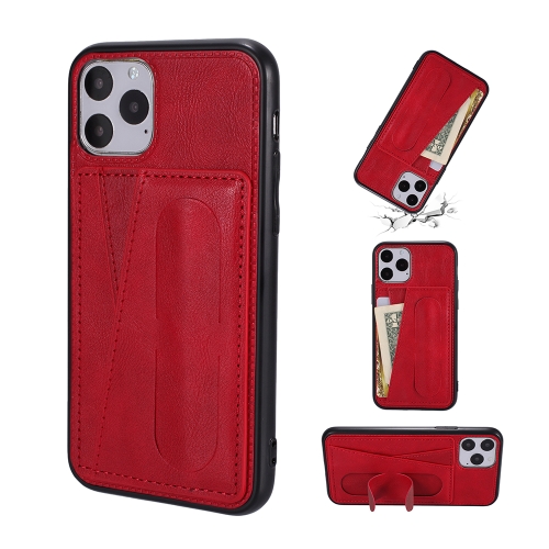 

For iPhone 11 PU Leather Card Slot Phone Case (Red)