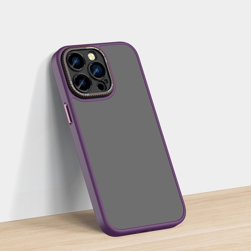 

Lycra Series Skin Frosted Phone Case For iPhone 12(Purple)