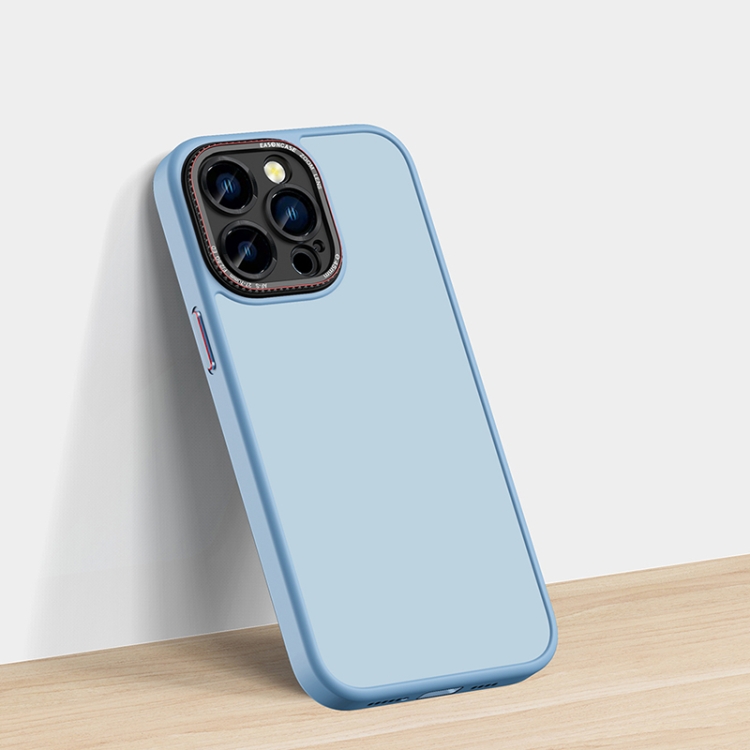 

Lycra Series Skin Frosted Phone Case For iPhone 12 Pro(Sierra Blue)