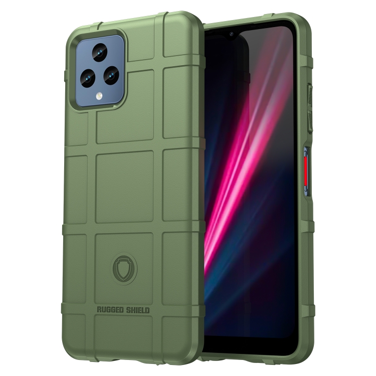 

For T-Mobile REVVL 6 5G Full Coverage Shockproof TPU Phone Case(Green)