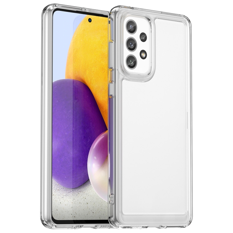 

For Samsung Galaxy A73 Candy Series TPU Phone Case(Transparent)