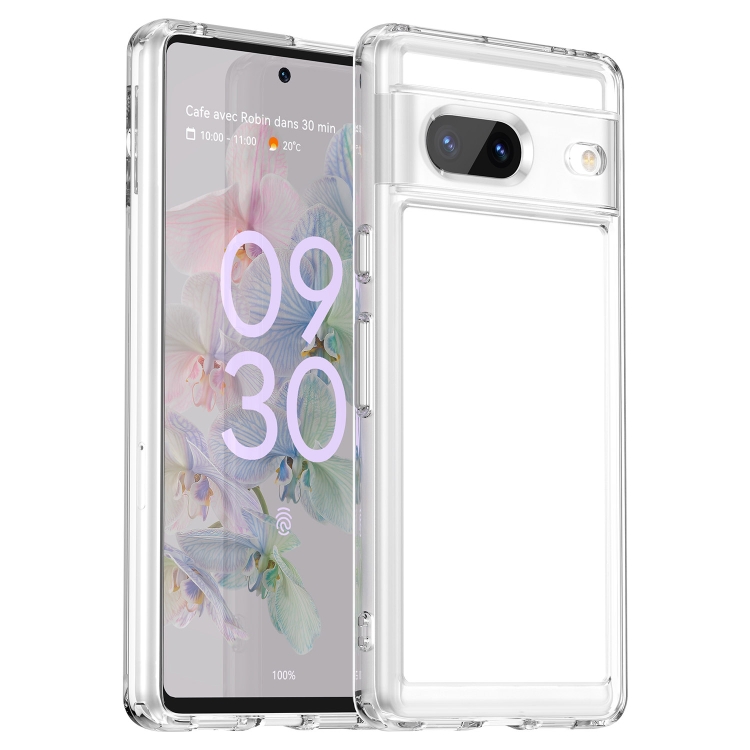 

For Google Pixel 7 Candy Series TPU Phone Case(Transparent)