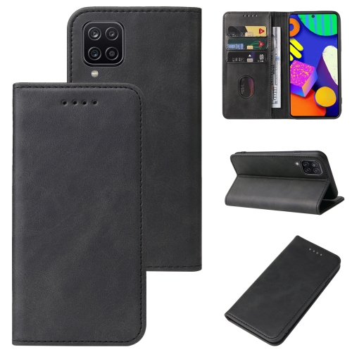 

For Samsung Galaxy F62 / M62 Magnetic Closure Leather Phone Case(Black)