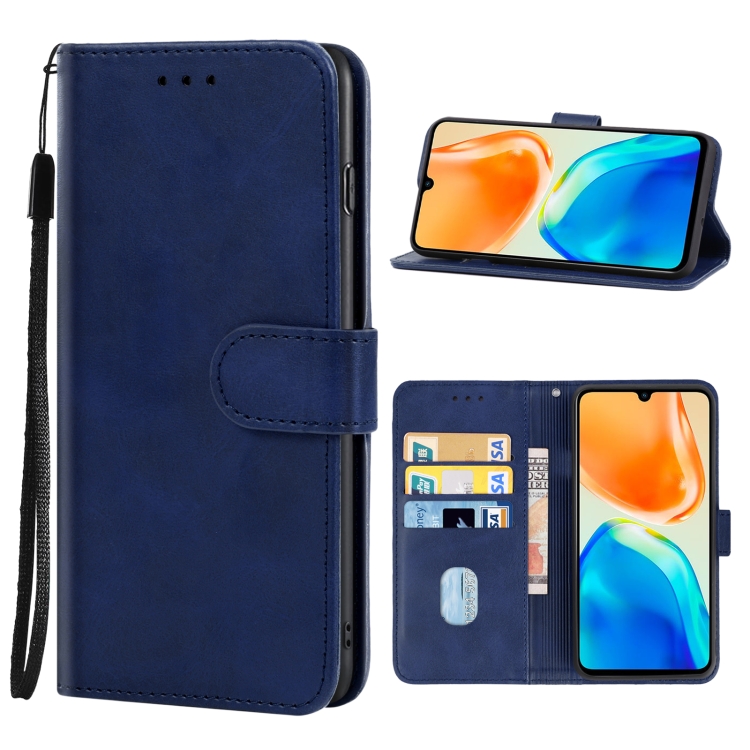 

For vivo V25e Leather Phone Case(Blue)