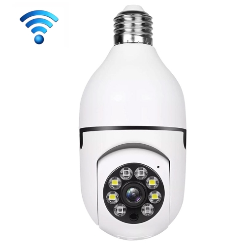 A6 2MP高清燈泡WiFi攝像頭 支持移動偵測/雙向語音/夜視/TF卡