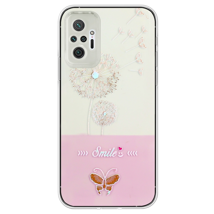 

For Xiaomi Redmi Note 10 Pro Max / Note 10 Pro Bronzing Butterfly Flower TPU Phone Case(Dandelions)