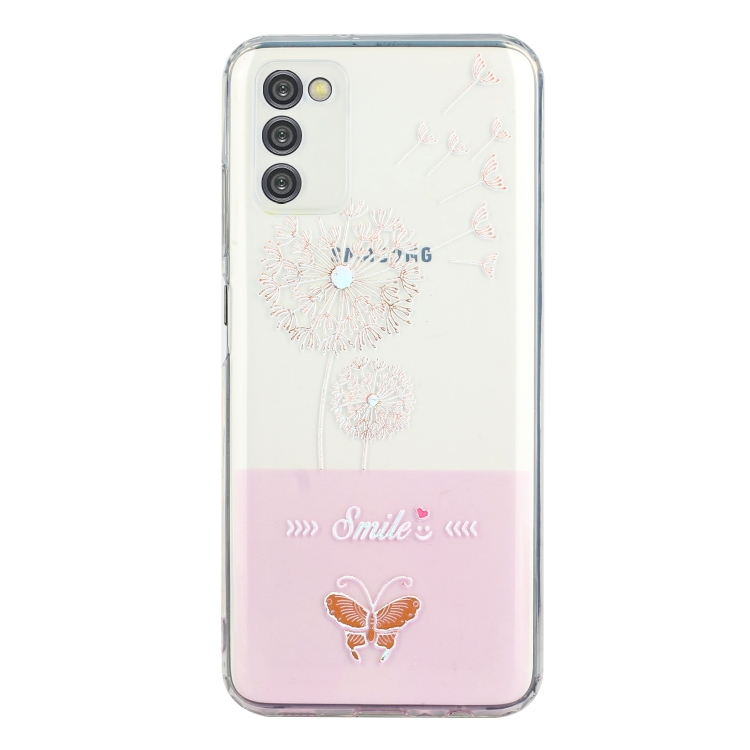 

For Motorola Moto G42 Bronzing Butterfly Flower TPU Phone Case(Dandelions)
