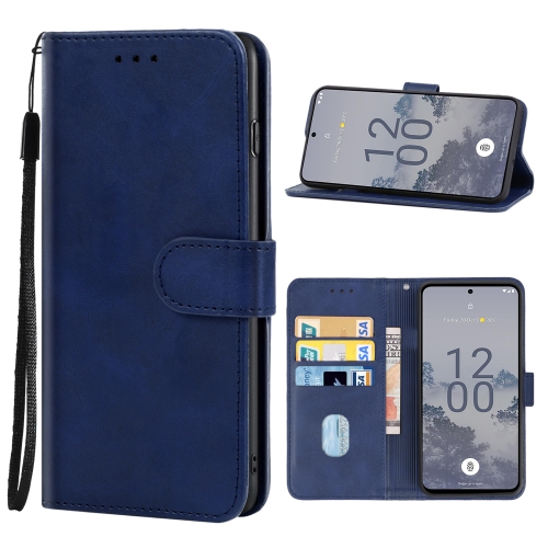 

For Nokia X30 Leather Phone Case(Blue)