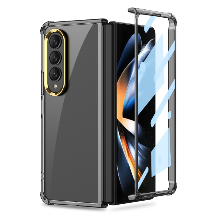 

For Samsung Galaxy Z Fold4 GKK Airbag Protective Phone Case(Black)