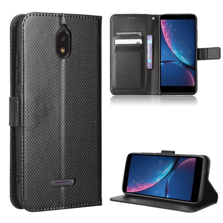 

For HotPepper Serrano3 Diamond Texture Leather Phone Case(Black)
