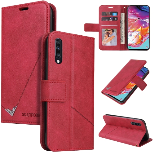 For Huawei P20 Pro GQUTROBE Right Angle Leather Phone Case(Red)