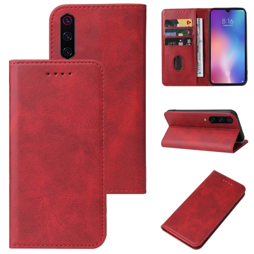 

For Xiaomi Mi 9 Explorer Magnetic Closure Leather Phone Case(Red)