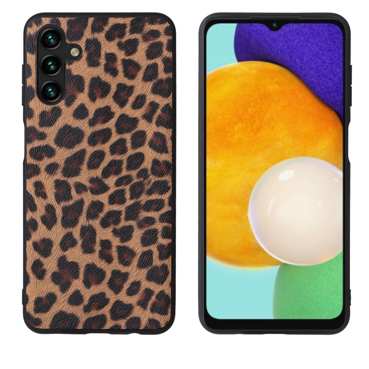 

For Samsung Galaxy A13 5G Leather Back Phone Case(Leopard Print)