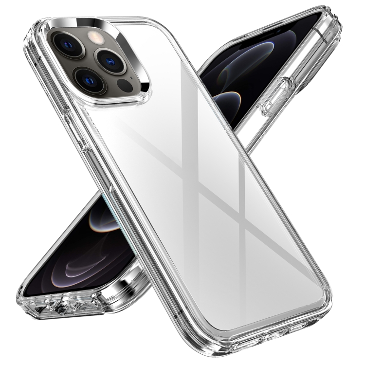 

For iPhone 12 Pro Transparent Armor Phone Case(Transparent)