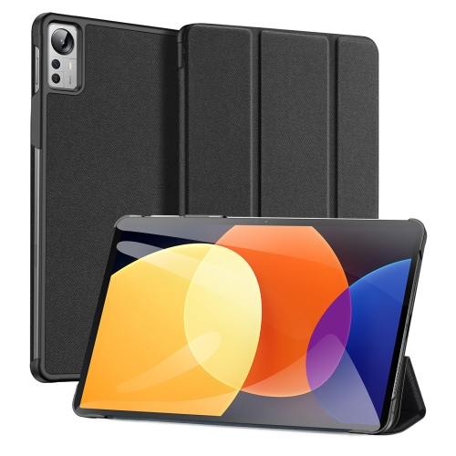 

For Xiaomi Pad 5 Pro 12.4 DUX DUCIS Domo Series Horizontal Flip Magnetic PU Case(Black)