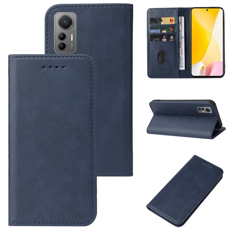 

For Xiaomi 12 Lite Magnetic Closure Leather Phone Case(Blue)