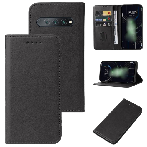 

For Xiaomi Black Shark 4s Pro Magnetic Closure Leather Phone Case(Black)