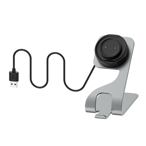 

For Amazfit GTS4 Mini Rotatable Magnetic Metal Charging Base(Grey)