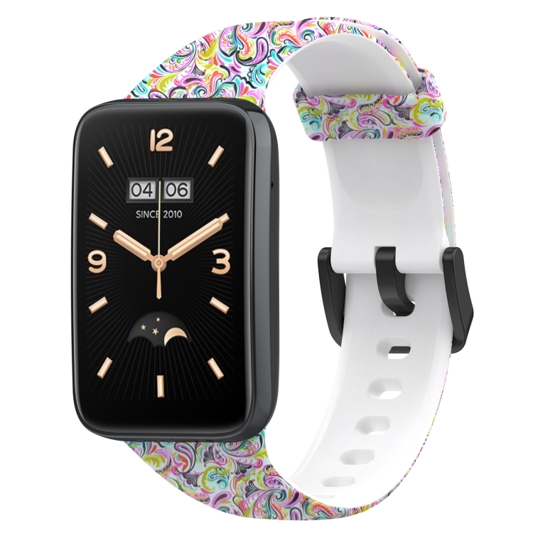 

For Xiaomi Mi Band 7 Pro Printing Silicone Watch Band(Facial Make-up in Opera)